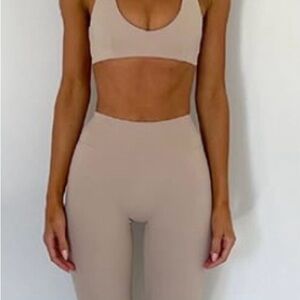 Chic Tan Activewear Set